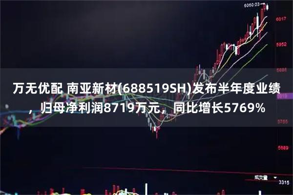 万无优配 南亚新材(688519SH)发布半年度业绩，归母净利润8719万元，同比增长5769%